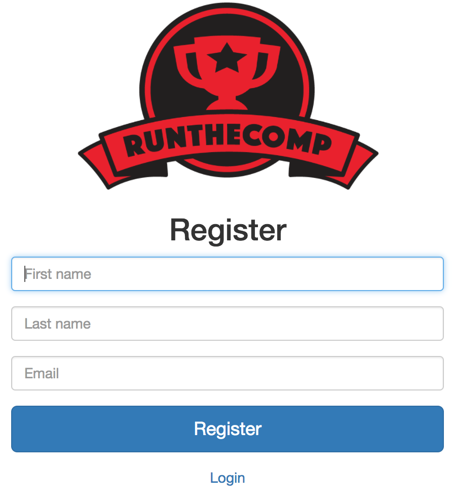 Admin registration
